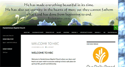 Desktop Screenshot of hackettstownbaptistchurch.com